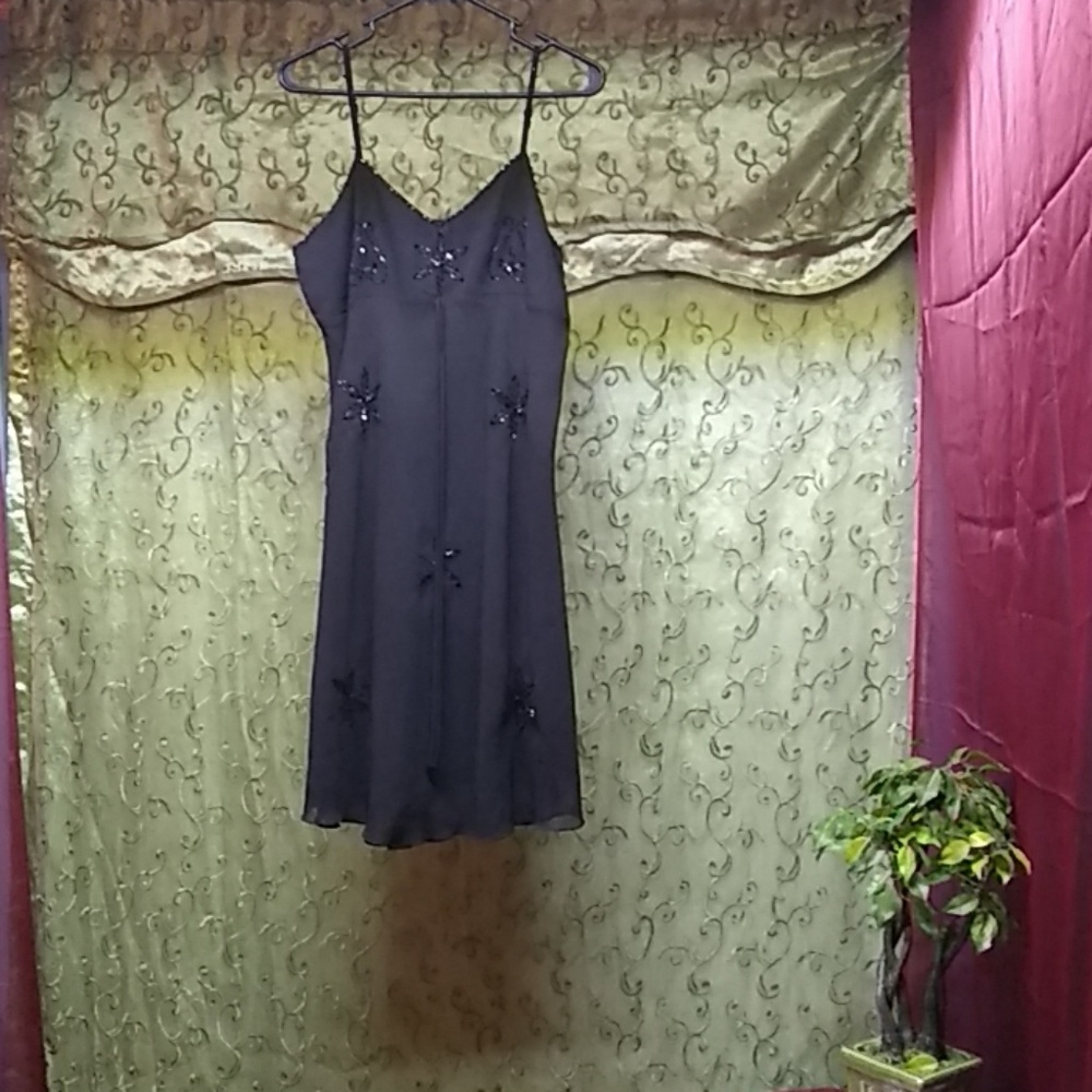 Black cocktail dress